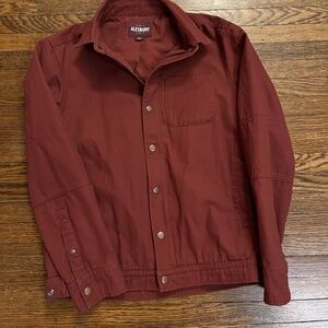 Alesbury burgundy jacket men’s S